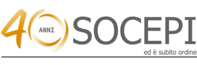 Il logo relativo al negozio Socepi forniture